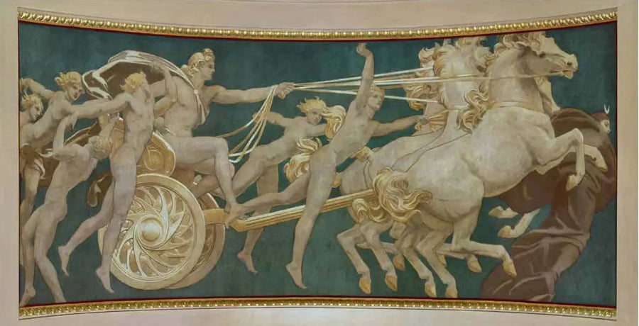 Apollon i sin vogn med timerne - John Singer Sargent