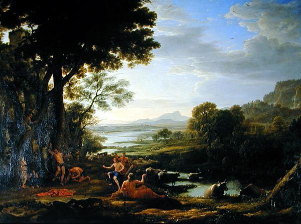 Apollon écorchant Marsyas - Claude Lorrain