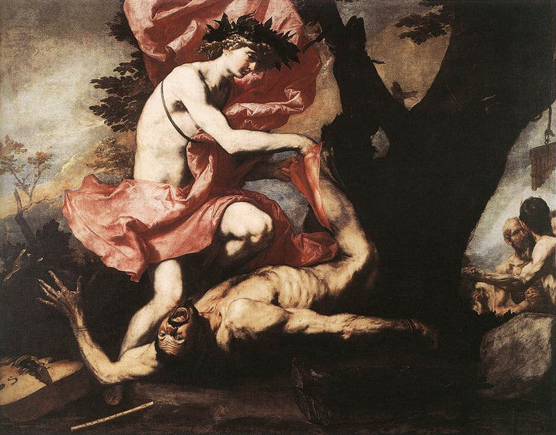 Apollon flår Marsyas - Jusepe de Ribera