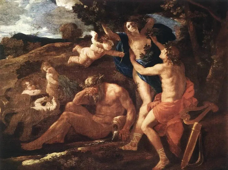 Apollon og Dafne - Nicolas Poussin