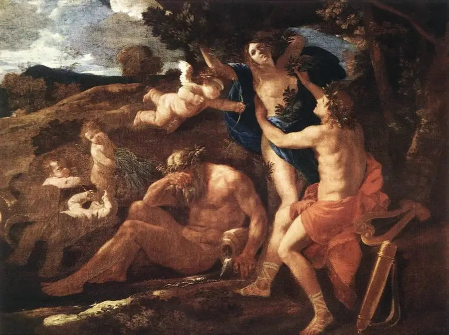 Apollon og Dafne - Nicolas Poussin