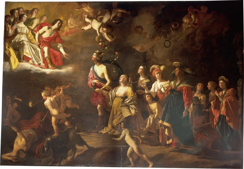 Apollon og Diane - Gerrit van Honthorst