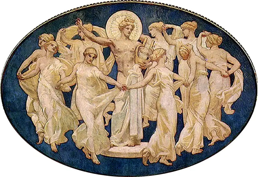 Apollon og Muserne - John Singer Sargent