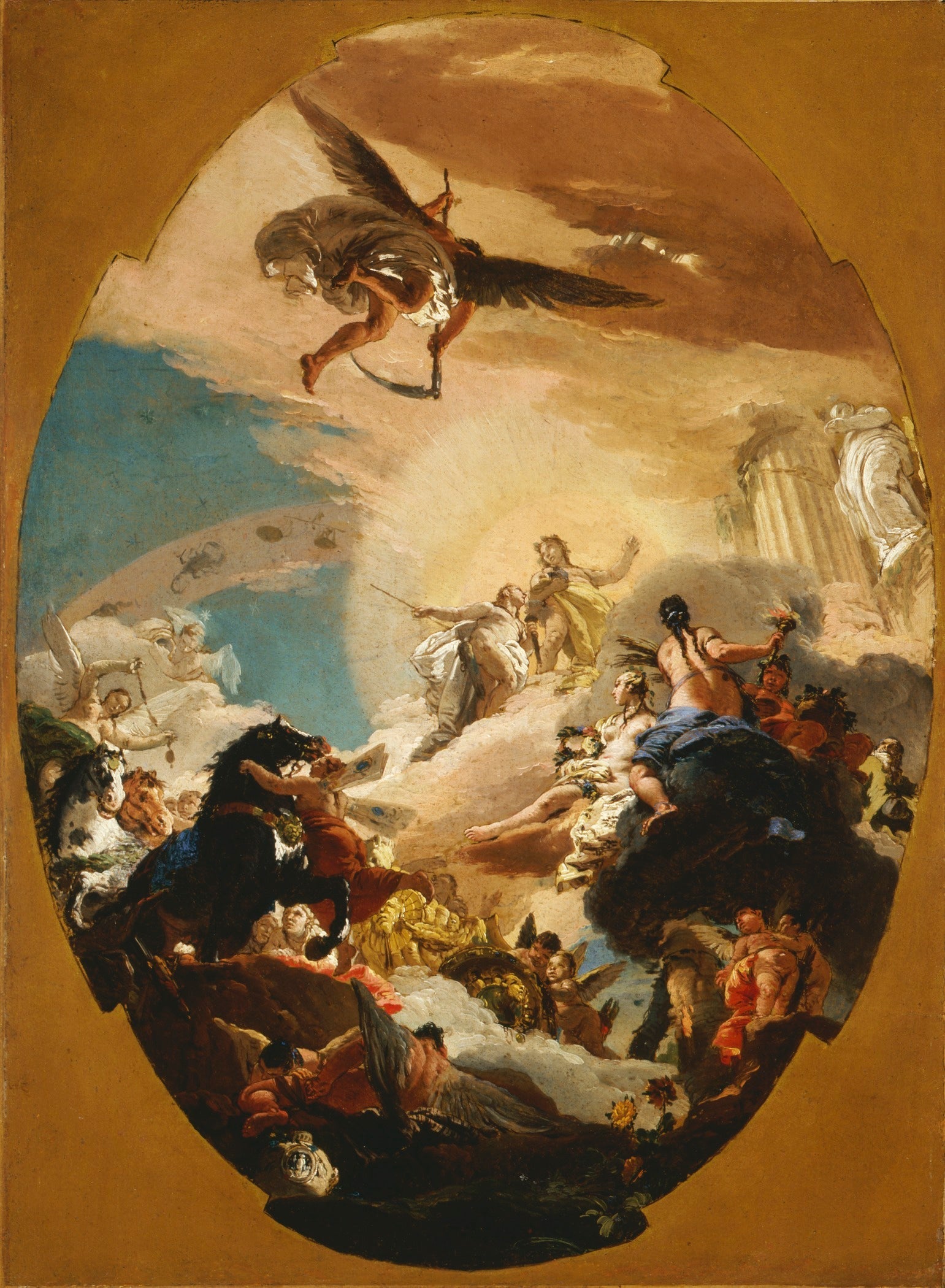 Apollon og Phaéton - Giovanni Battista Tiepolo