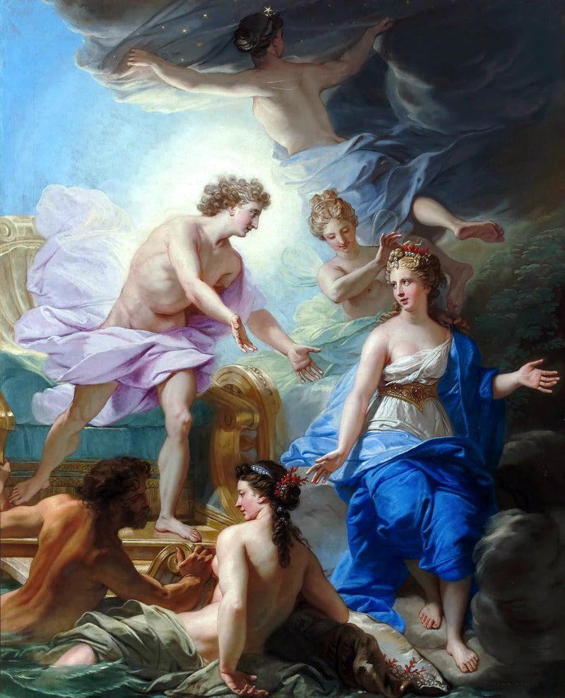 Apollon og Thetis - Jean-Baptiste Jouvenet