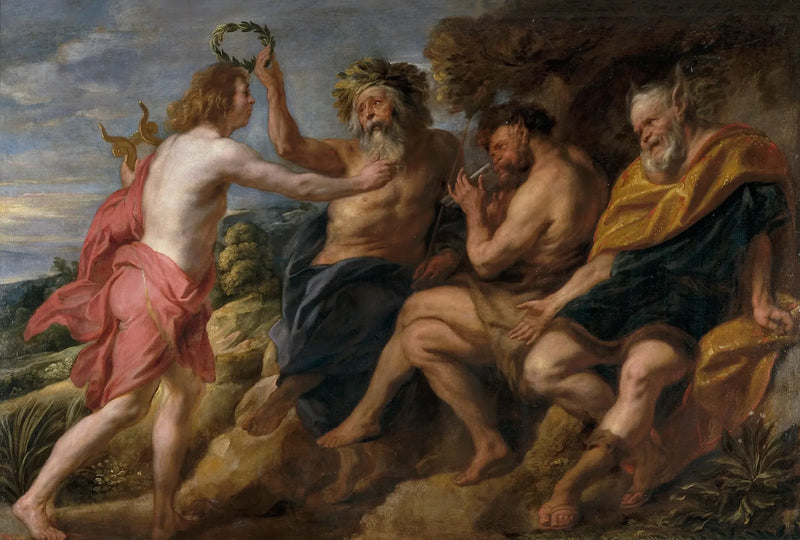 Apollon sejrende over Pan - Peter Paul Rubens