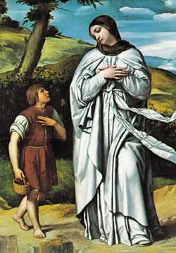 Apparition af Jomfru Maria til Sordomuto Filippo Viotti - Alessandro Bonvicino