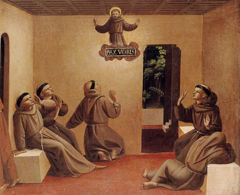 Apparition af Saint François i Arles - Fra Angelico