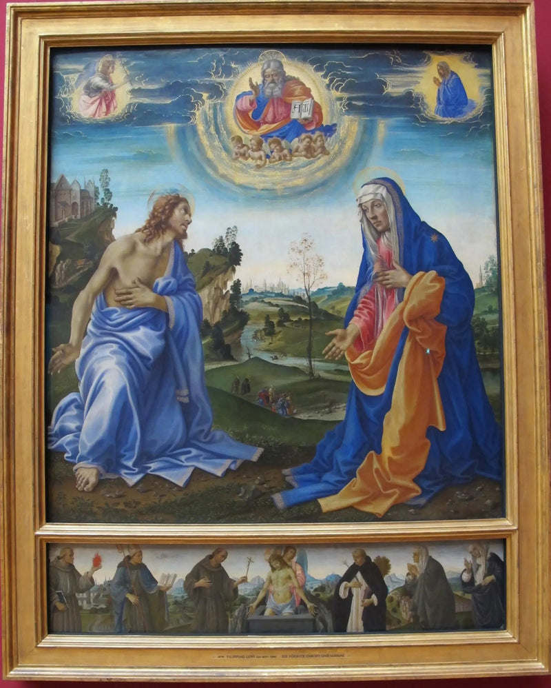 Kristus åbenbaring til Maria - Filippino Lippi