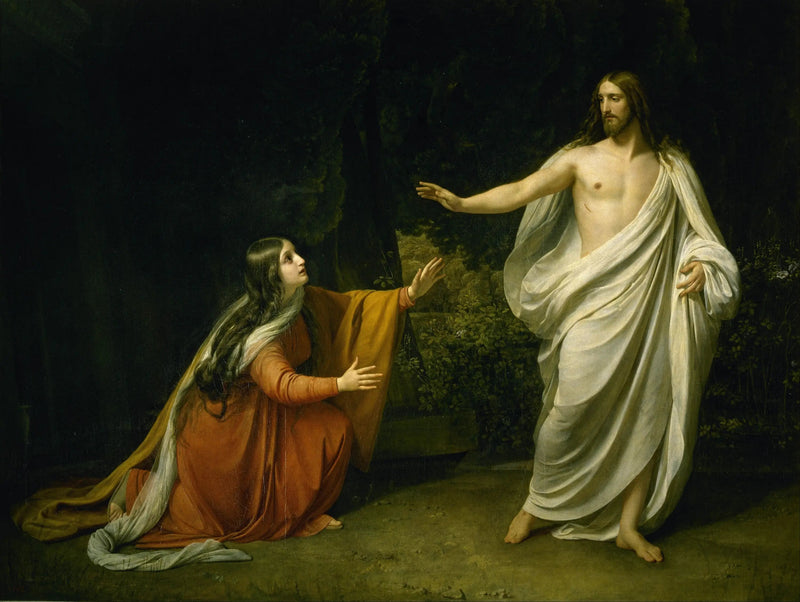 Apparition af Kristus til Maria Magdalene efter Opstandelsen - Alexandre Ivanov