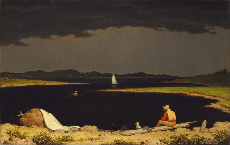 Tilnærmelse af et tordenvejr - Martin Johnson Heade