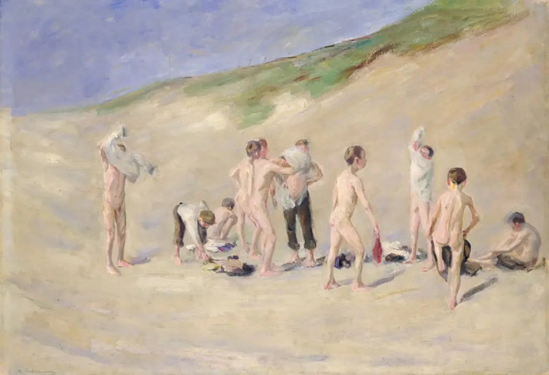 Efter Baden - Max Liebermann