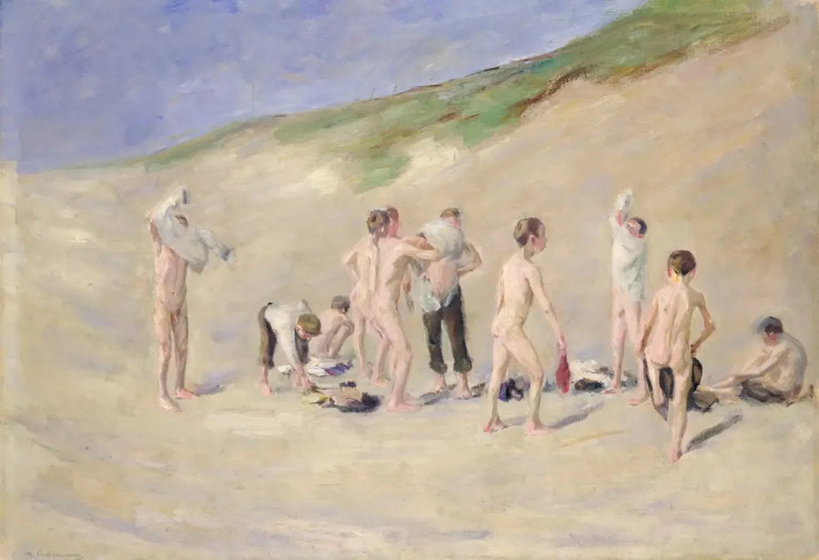 Efter Baden - Max Liebermann
