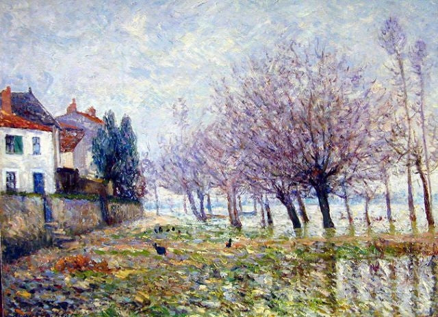 Efter oversvømmelsen, Haute-Indre, Loire-Inférieure - Maxime Maufra