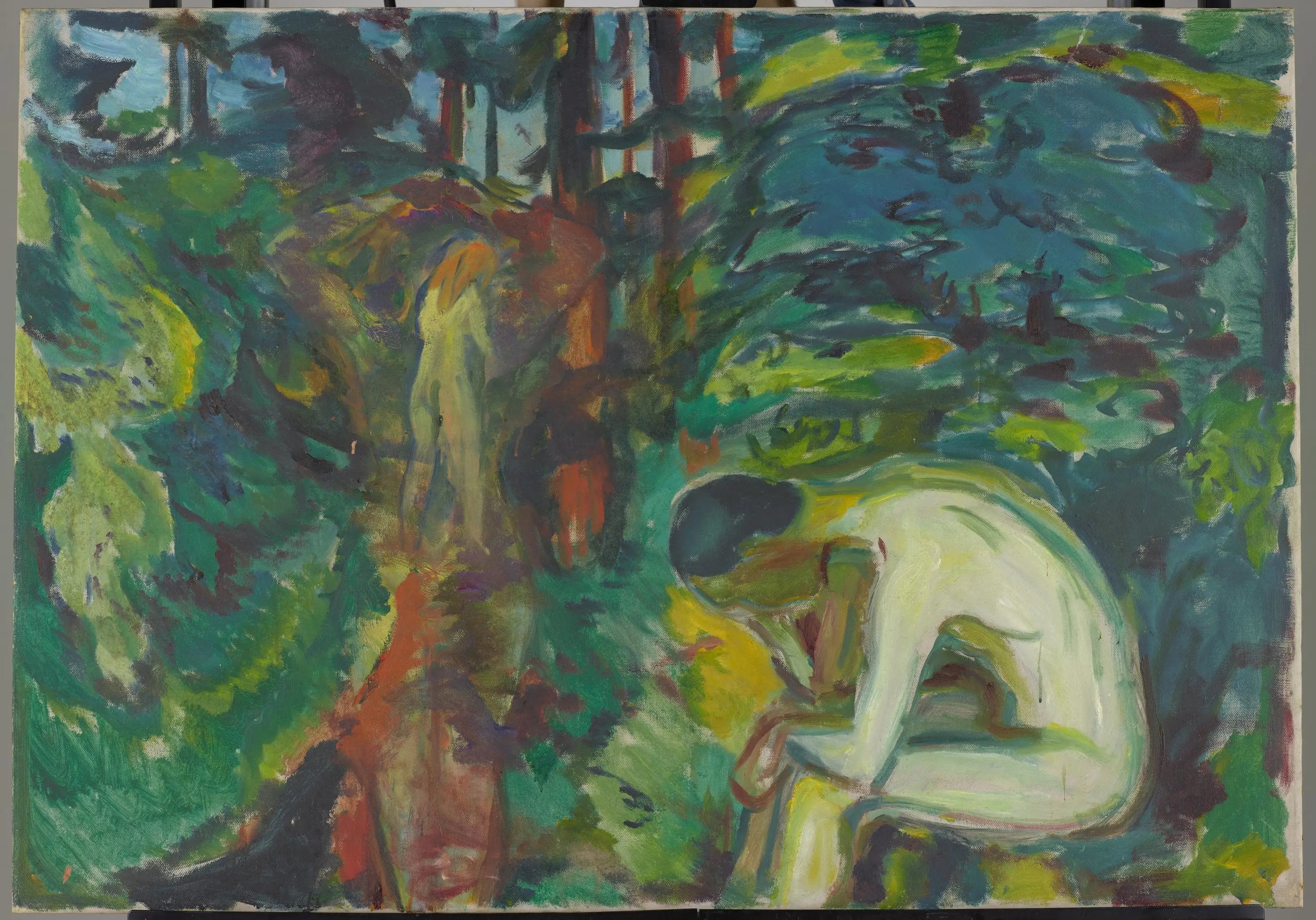 Après la chute - Edvard Munch image 1 reproduction d’œuvre d’art à l’huile
