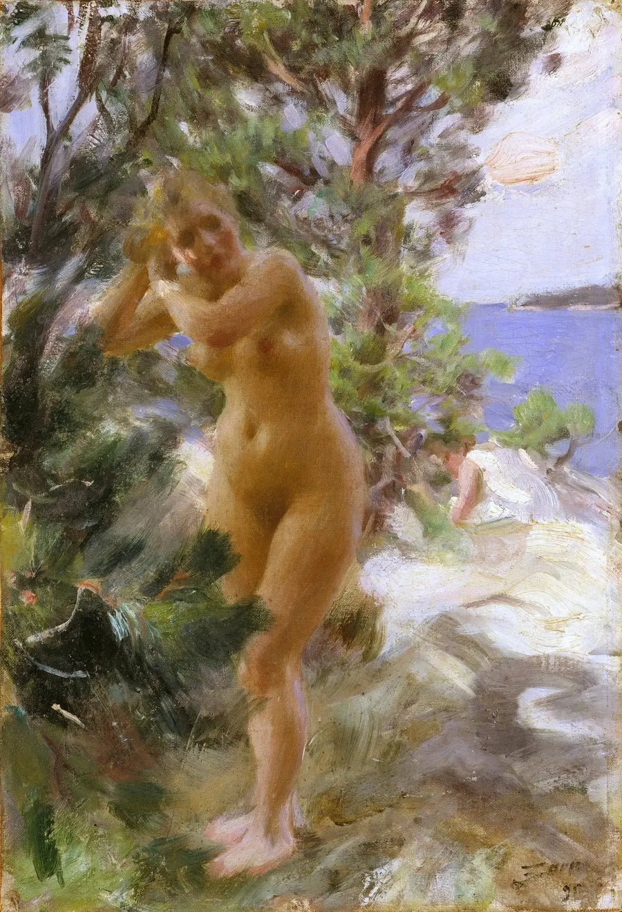 Efter badet - Anders Zorn