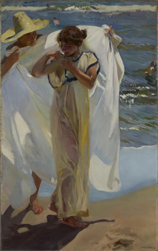 Efter badet - Joaquín Sorolla