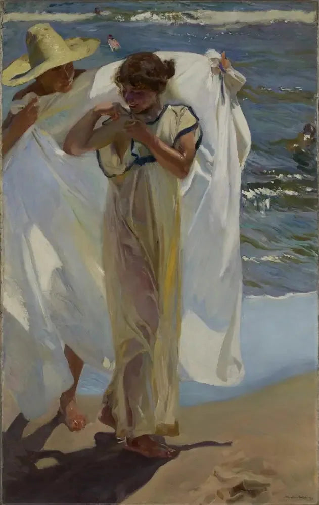 Efter badet - Joaquín Sorolla