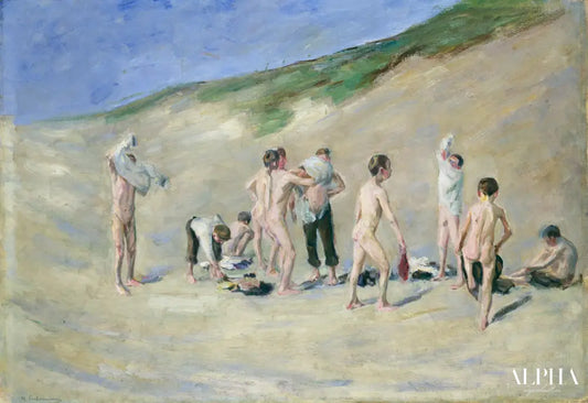 Après le bain - Max Liebermann - Reproductions de tableaux et peintures haut de gamme