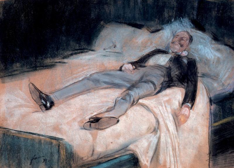 Efter ballet, festdeltageren - Jean-Louis Forain