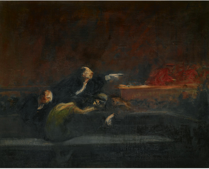 Après le Verdict - Jean-Louis Forain - Alpha Reproduction