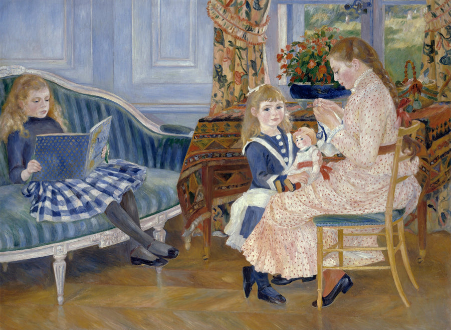Børnenes eftermiddag i Wargemont - Pierre-Auguste Renoir
