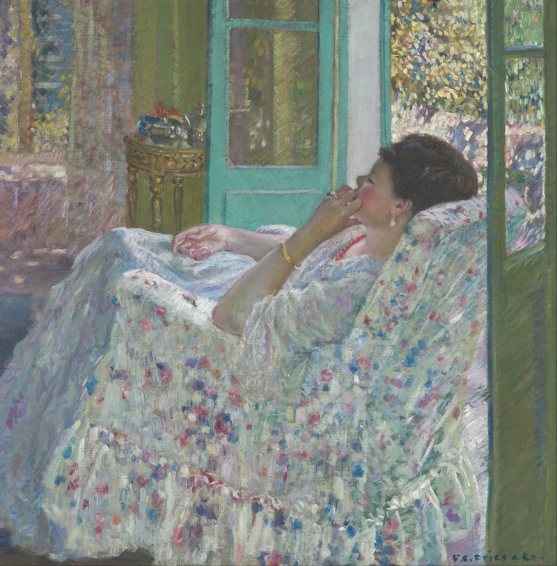 Eftermiddag - Gule Sal - Frederick Carl Frieseke