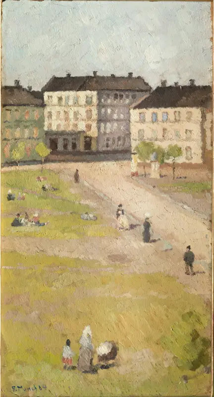 Eftermiddag på Olaf Rye Plads - Edvard Munch