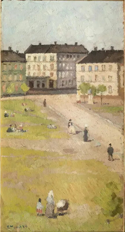 Eftermiddag på Olaf Rye Plads - Edvard Munch
