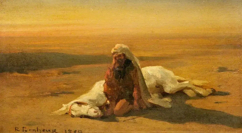 Arabisk og en død hest - Rosa Bonheur