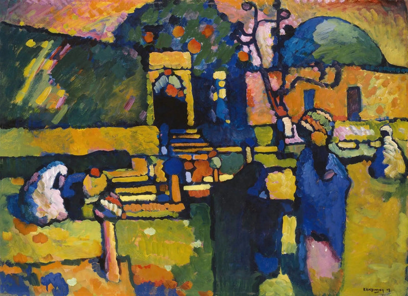 Arabes (kirkegård) - Vassily Kandinsky