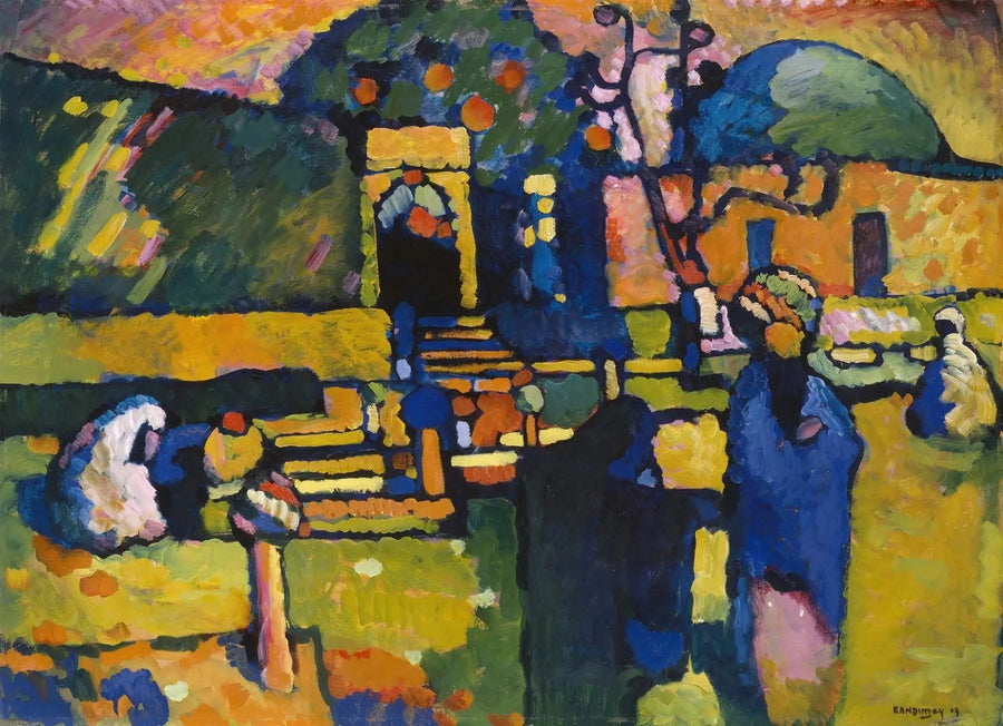 Arabes (kirkegård) - Vassily Kandinsky