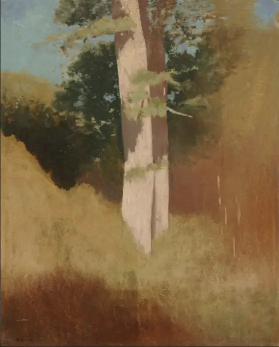 Træer i den blå himmel - Odilon Redon