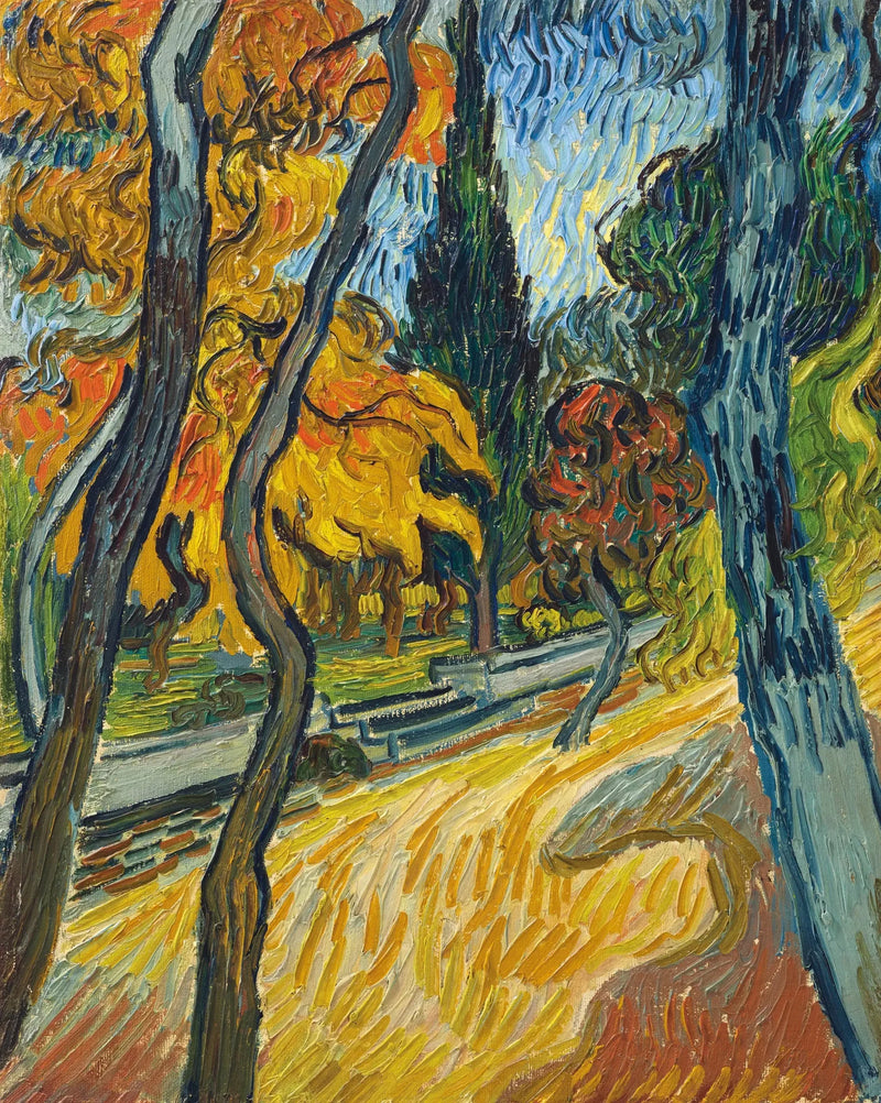 Træer i asylhaven - Vincent van Gogh