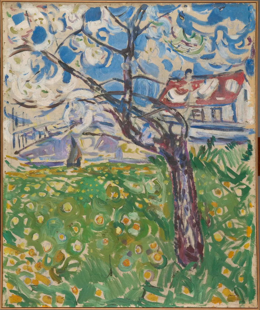 Frugttræer i blomst - Edvard Munch