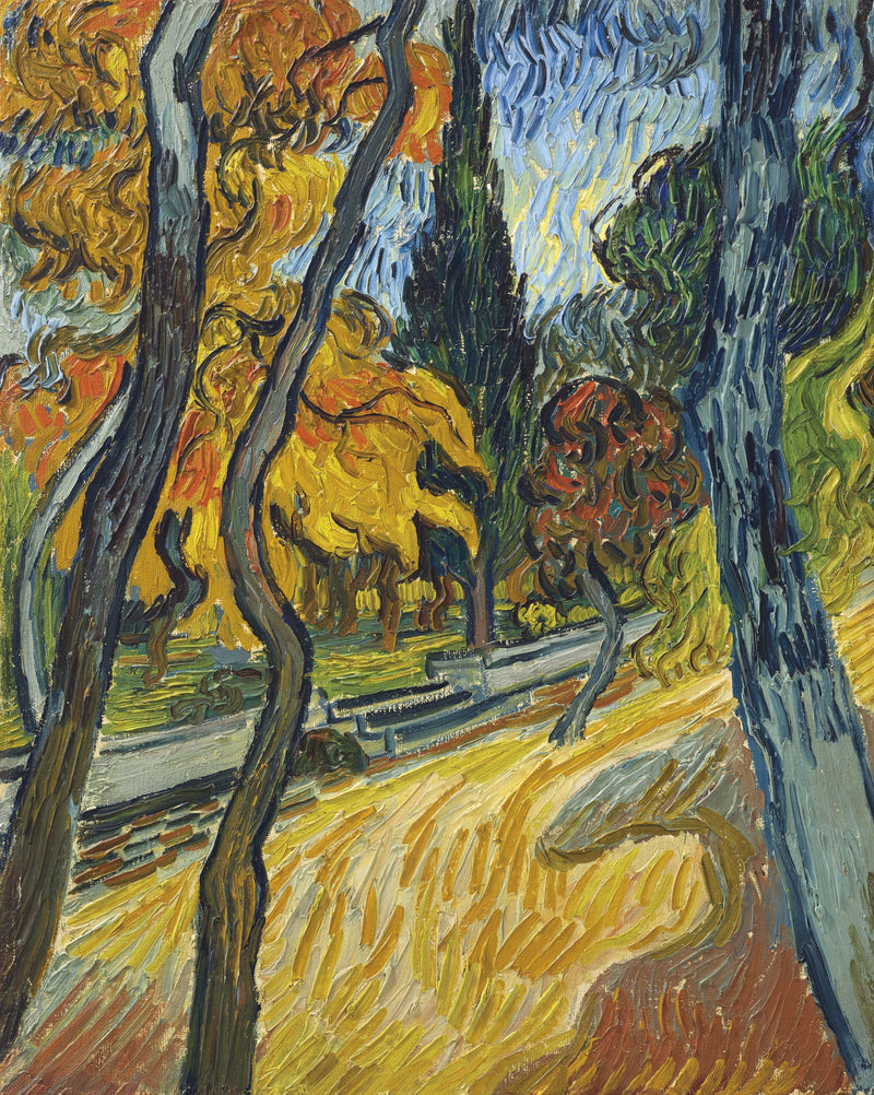 Træer i asylhaven - Vincent van Gogh