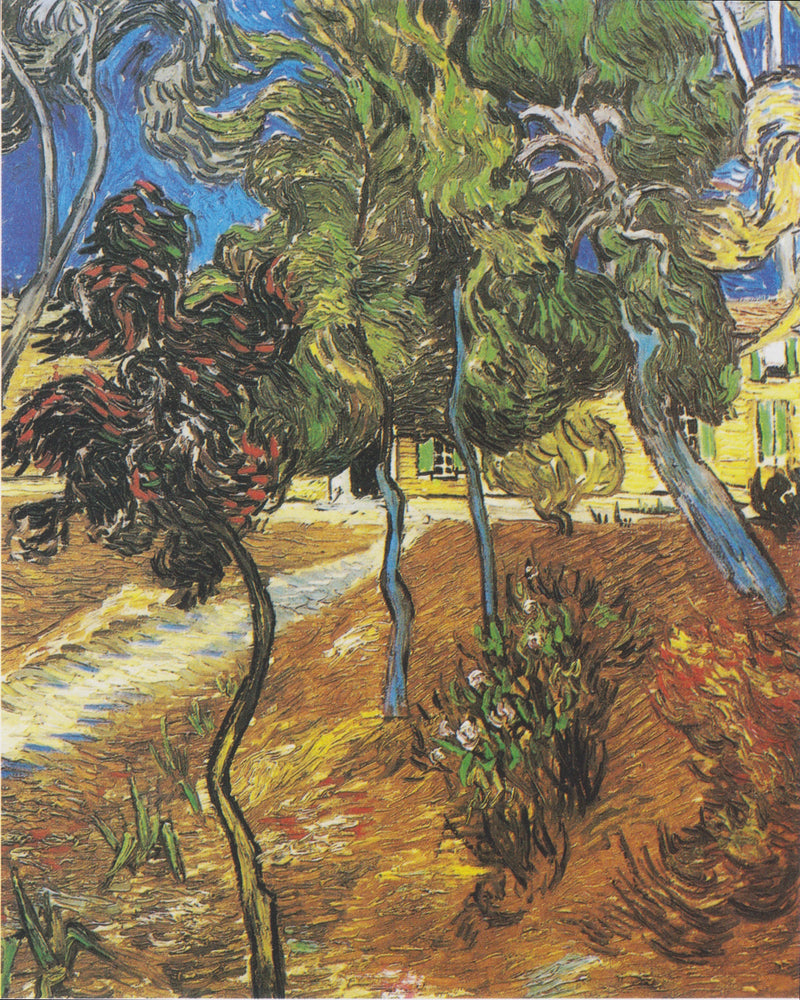 Træer i haven ved Saint-Paul Hospital - Vincent van Gogh
