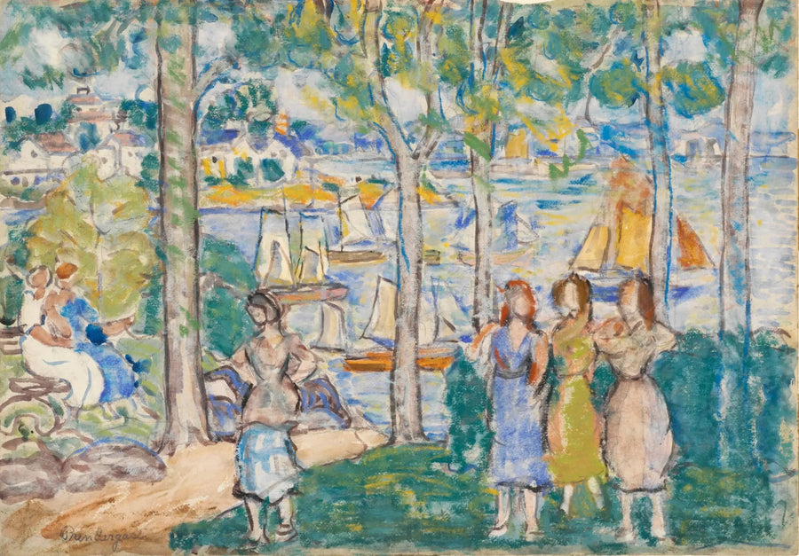 Træer, huse, mennesker - Maurice Prendergast
