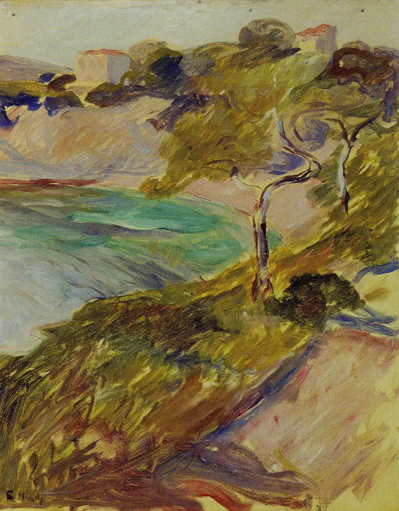 Træer nær Middelhavet - Edvard Munch