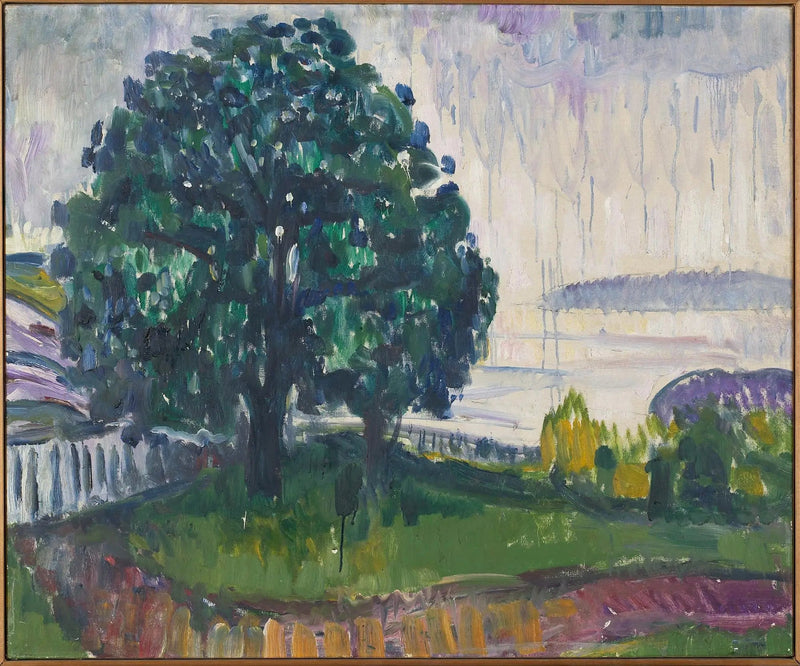 Træer nær havet - Edvard Munch