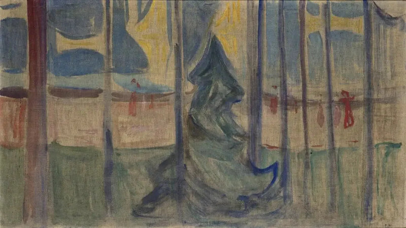 Træer nær havet (Frise Reinhardt) - Edvard Munch