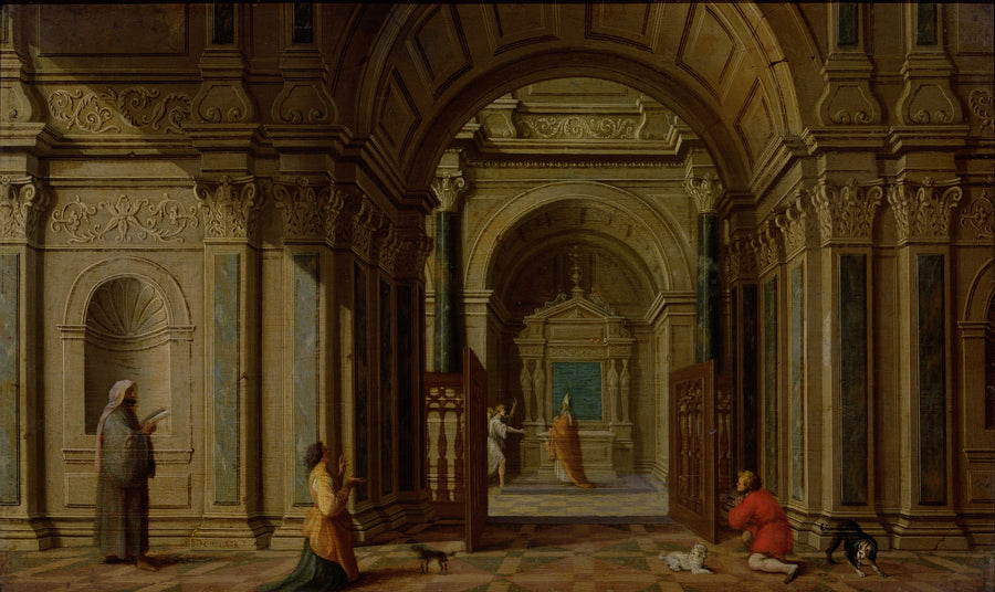 L'archange Gabriel apparaît à Zacharie - Nicolas de Gyselaer
