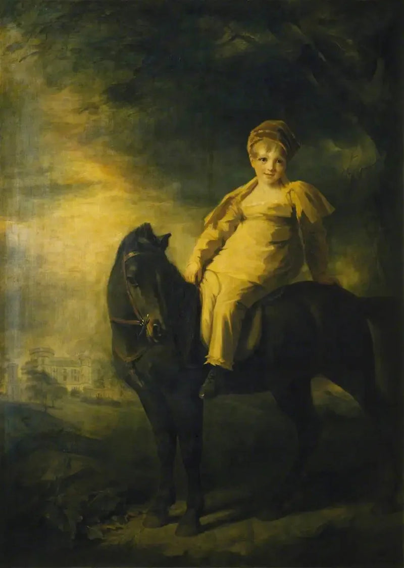 Archibald Montgomerie, senere 13. greve af Eglinton PC, KT (1812-1861), da han stadig var en dreng på hesteryg - Henry Raeburn