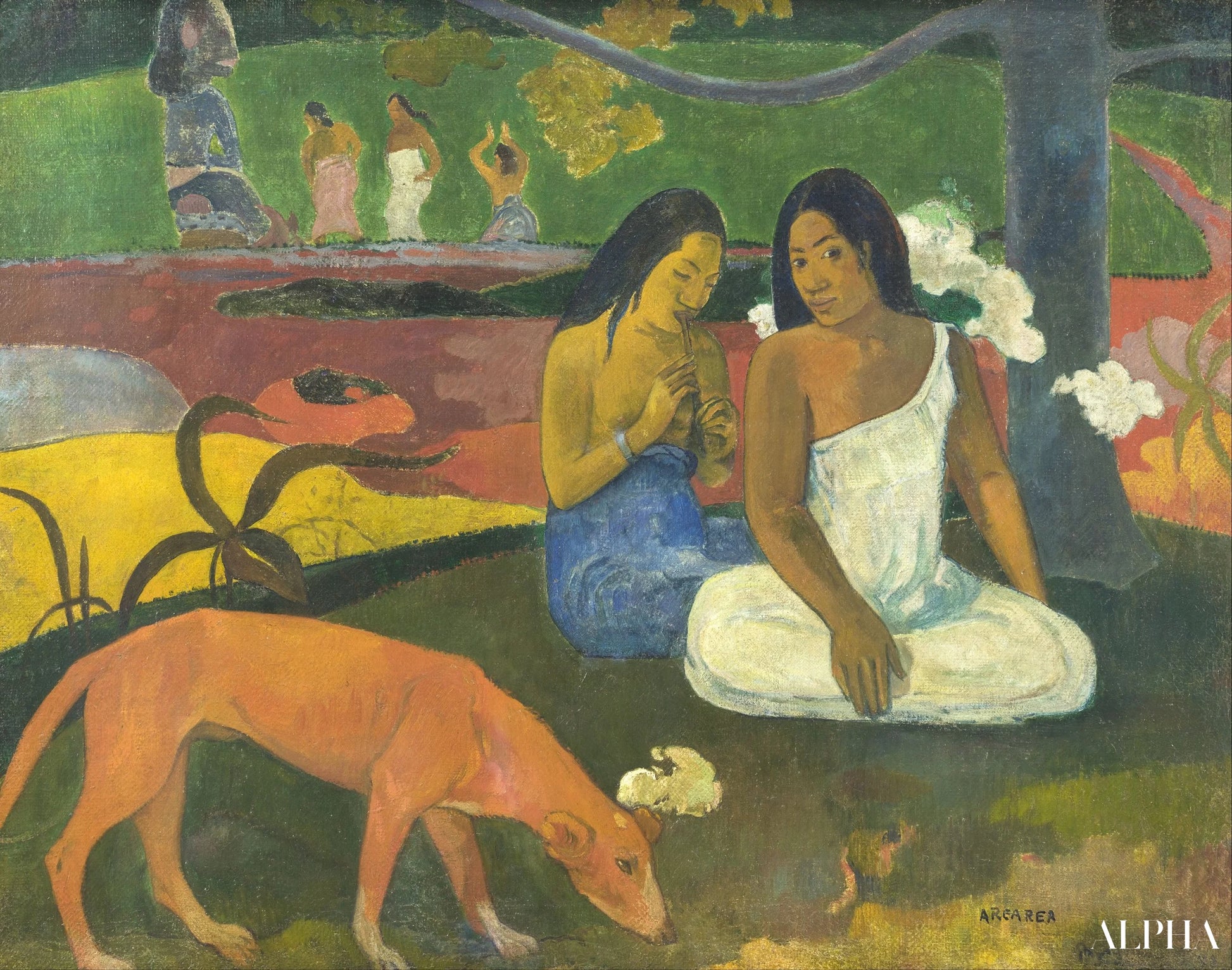 Arearea - Paul Gauguin - Reproduktioner af malerier og højkvalitets malerier