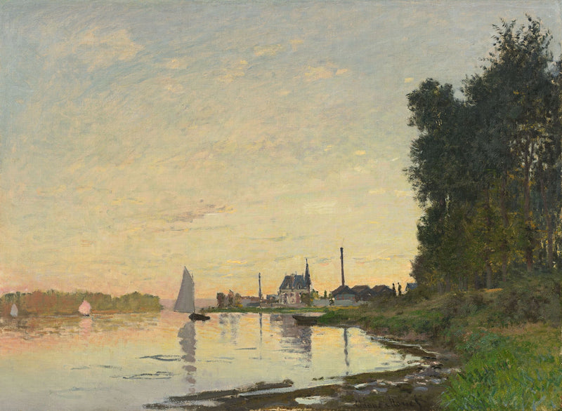Argenteuil, sen eftermiddag W224 - Claude Monet