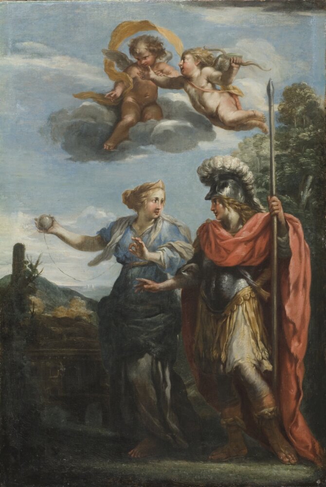 Ariane og Theseus - Pietro da Cortona