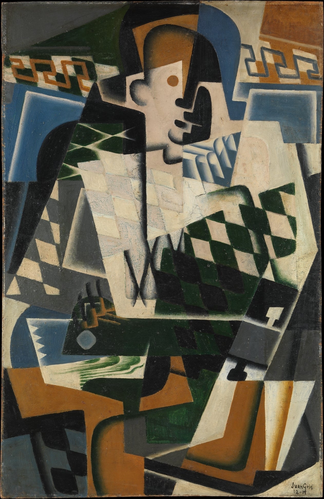 Arlequin med guitar - Juan Gris