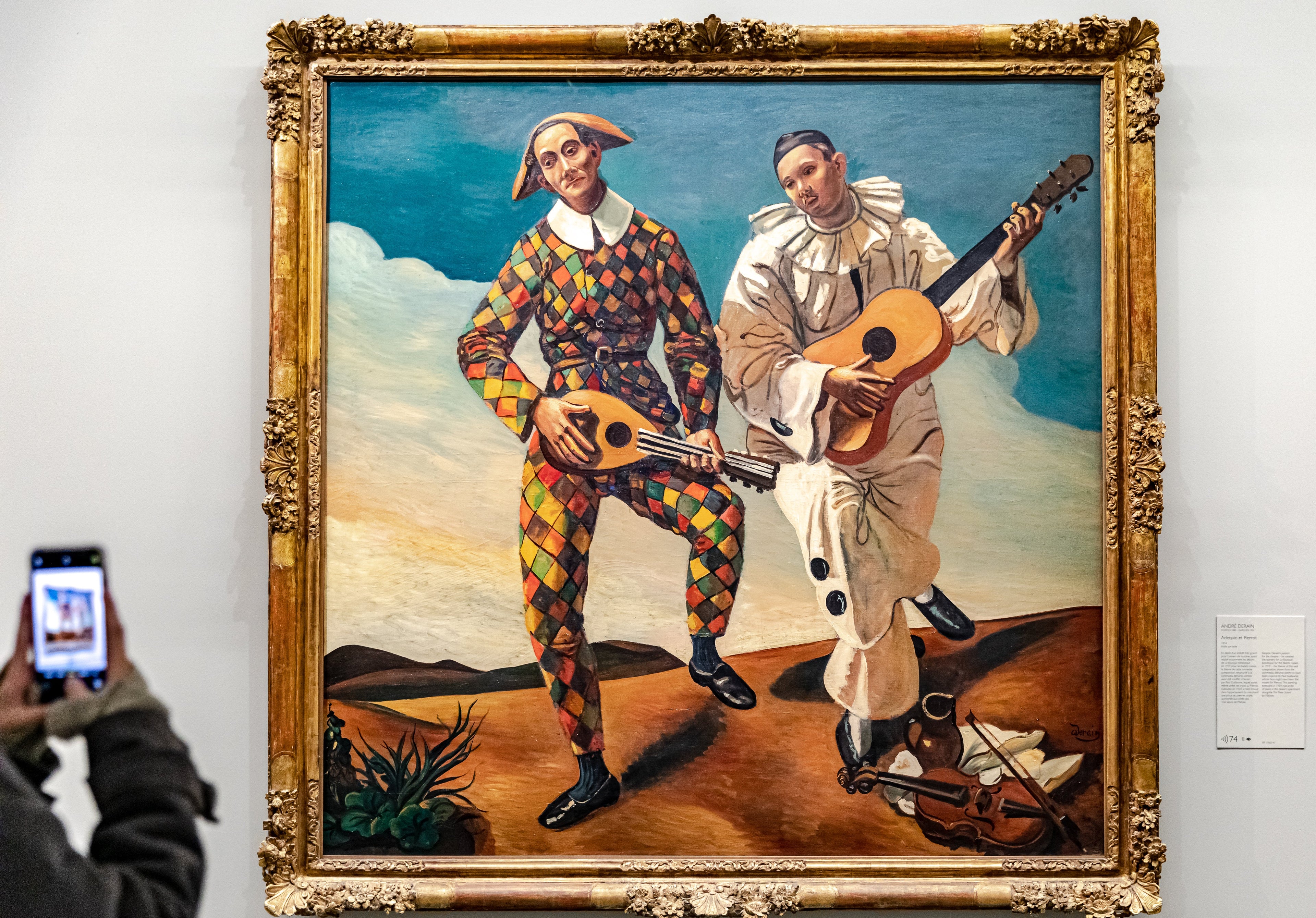Arlequin og Pierrot - André Derain