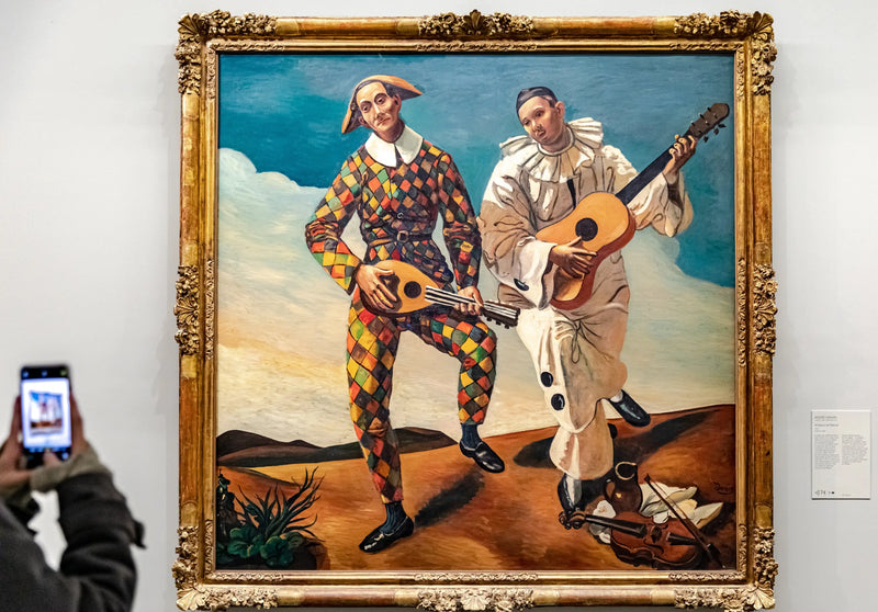 Arlequin og Pierrot - André Derain