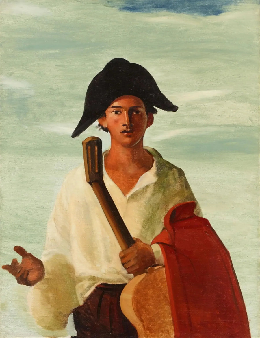 Arlequin holder en guitar - André Derain